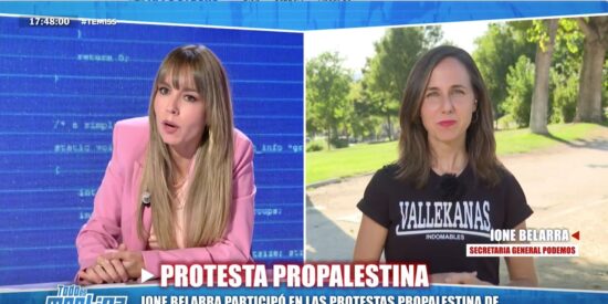 Paula Fraga y Ione Belarra.