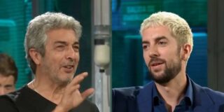 Ricardo Darín y David Broncano, en 'La Revuelta'. 