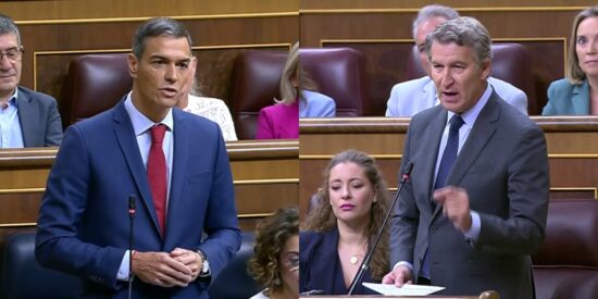 Pedro Sánchez y Alberto Núñez Feijóo.