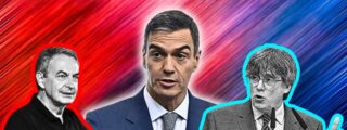 Sánchez, Puigdemont y Zapatero