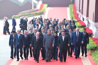 Tokayev en China, con Xi Jinping, Putin y otros l&iacute;deres mundiales