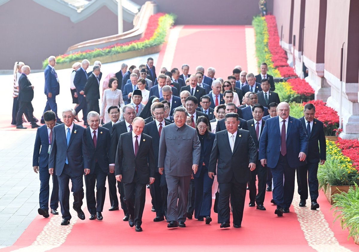 Tokayev en China, con Xi Jinping, Putin y otros l&iacute;deres mundiales