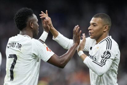 Vinicius con Mbappé