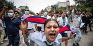 Violentas protestas en Nepal (1)