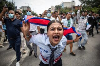 Violentas protestas en Nepal (1)