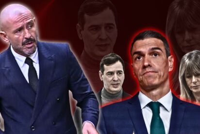 A Jaime de los Santos le basta una pregunta para acabar con Pedro Sánchez: “¿Le queda algún familiar por imputar?”