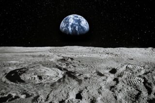 La Tierra vista desde la Luna