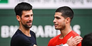 Carlos Alcaraz y Novak Djokovic