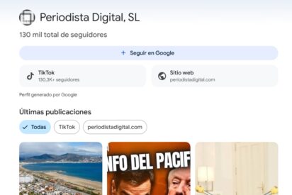 Periodista Digital en Google Discover