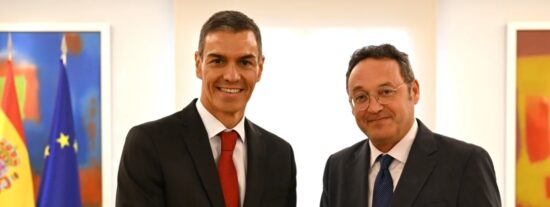 Pedro Sánchez y Álvaro García Ortiz