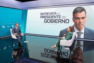 Pepa Bueno y Pedro S&aacute;nchez en RTVE