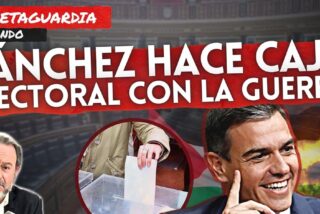 ¡Sánchez se beneficia de las matanzas de judíos y gazatíes y hace caja electoral con la guerra!