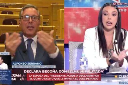 Alfonso Serrano (PP) estalla en directo ante una grave acusación de Sarah Santaolalla