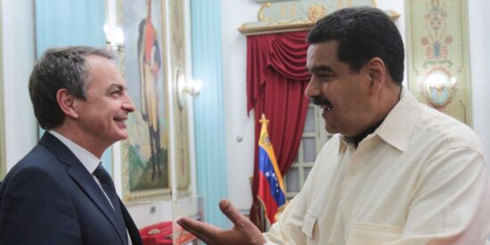 Zapatero y Maduro.