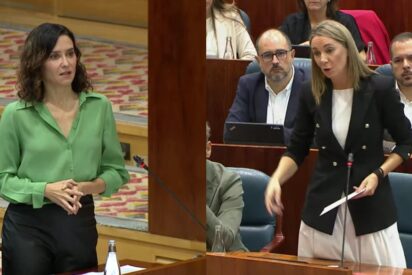  Isabel Díaz Ayuso y Mar Espinar.