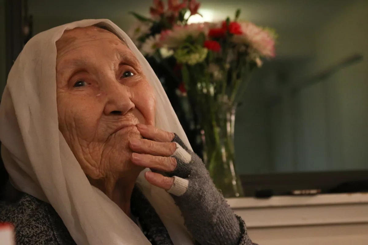 Anciana centenaria de Kazajistán