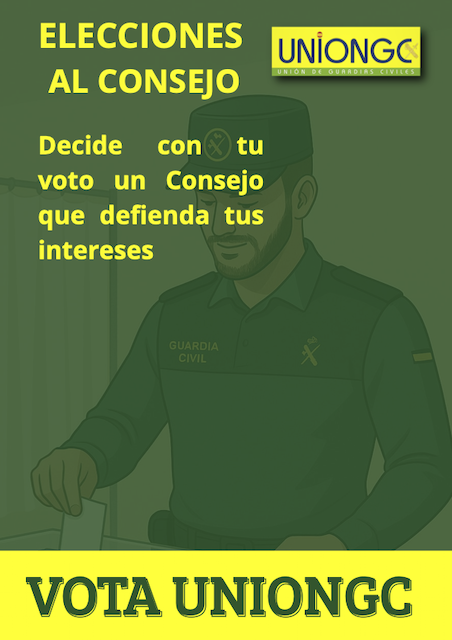 UNIONGC, la voz veterana y comprometida que pide el voto para el cambio en el Consejo de la Guardia Civil