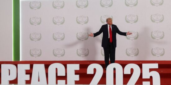 Donald Trump en Sharm El Sheikh