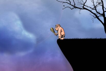 El troglodita que quiso volar