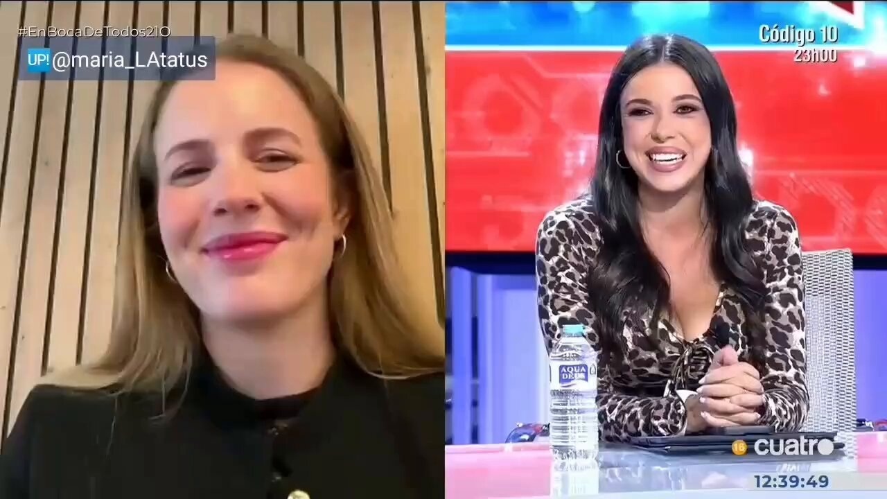 Elisa Vigil (PP) y Sarah Santaolalla.