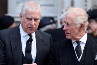 El Principe Andrés y el Rey Carlos III