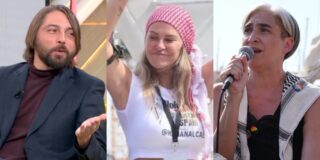 Juan Soto Ivars, Ana Alcalde y Ada Colau.