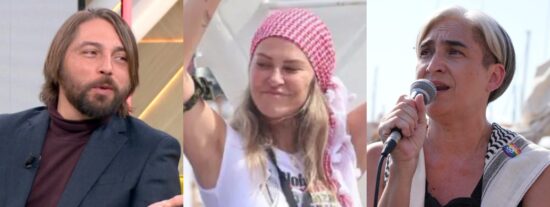 Juan Soto Ivars, Ana Alcalde y Ada Colau.