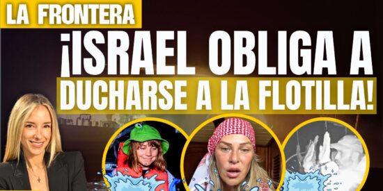 Israel obliga a ducharse a la flotilla de perroflautas
