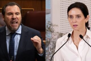 Óscar Puente e Isabel Díaz Ayuso.