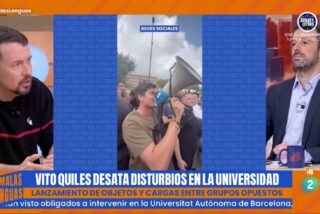 Pablo Iglesias alienta el acoso contra Vito Quiles.