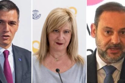 Sánchez, Leire Díaz y Ábalos