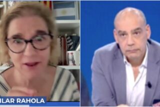 Pilar Rahola y Nacho Abad.