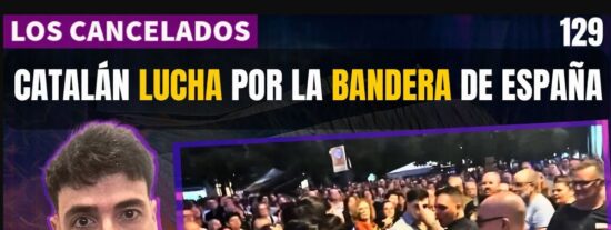 &iexcl;Le roban una bandera de Espa&ntilde;a y este catal&aacute;n lucha por ella!