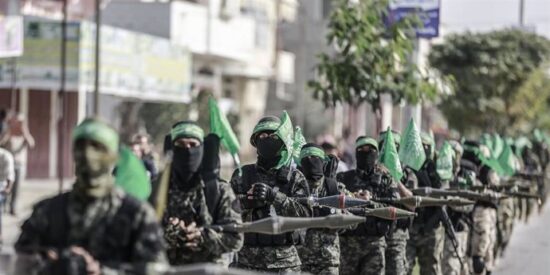 Combatientes de las Brigadas al-Qassam
