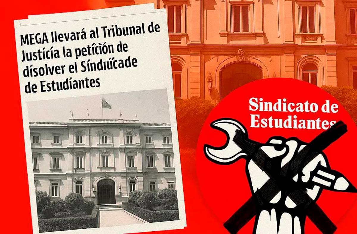 MEGA solicitar&aacute; la ilegalizaci&oacute;n del Sindicato de Estudiantes ante el Tribunal de Justicia