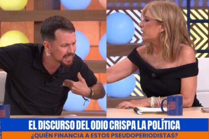 Pablo Iglesias y Esther Palomera.