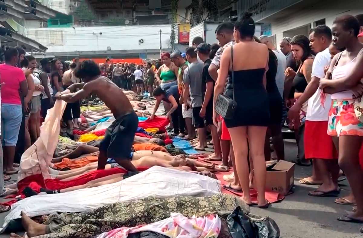 Más de un centenar de muertos en el operativo policial más sangriento de la historia carioca