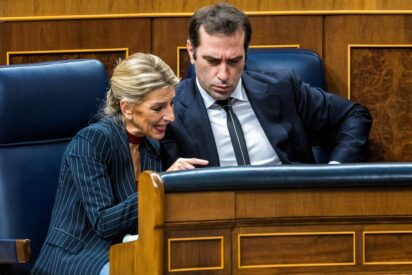 Yolanda Díaz y Carlos Cuerpo.