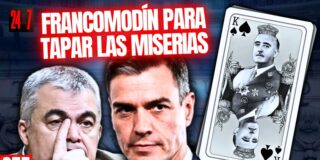 S&aacute;nchez saca a pasear a Franco para tapar las miserias de Cerd&aacute;n y la 'Paqui'