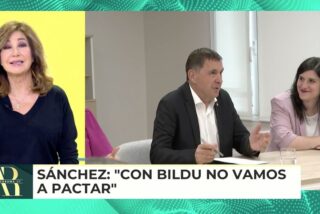 Ana Rosa Quintana y Arnaldo Otegi.