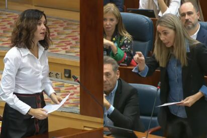 Isabel Díaz Ayuso y Mar Espinar.