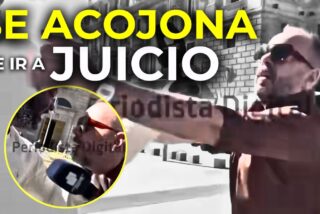 Antonio Maestre desquiciado contra Bertrand Ndongo. 