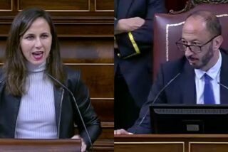 Ione Belarra y Alfonso Gómez Rodríguez de Celis.