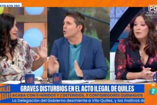 Vea quién es la miserable activista que alienta la violencia desde el programa de Cintora (TVE) por la paliza de abertxales a un periodista en Navarra