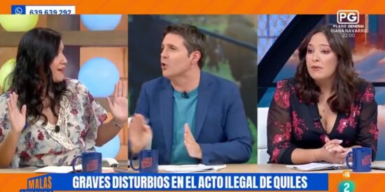 Vea qui&eacute;n es la miserable activista que alienta la violencia desde el programa de Cintora (TVE) por la paliza de abertzales a un periodista en Navarra