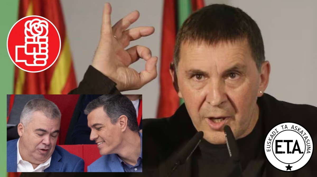 Cerdán, Sánchez, Otegi, el PSOE y ETA