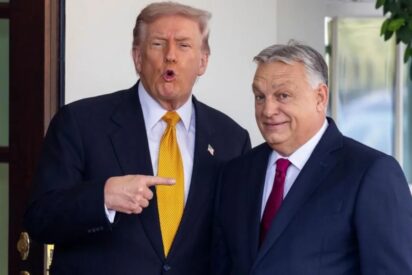 Donald Trump con Victor Orban