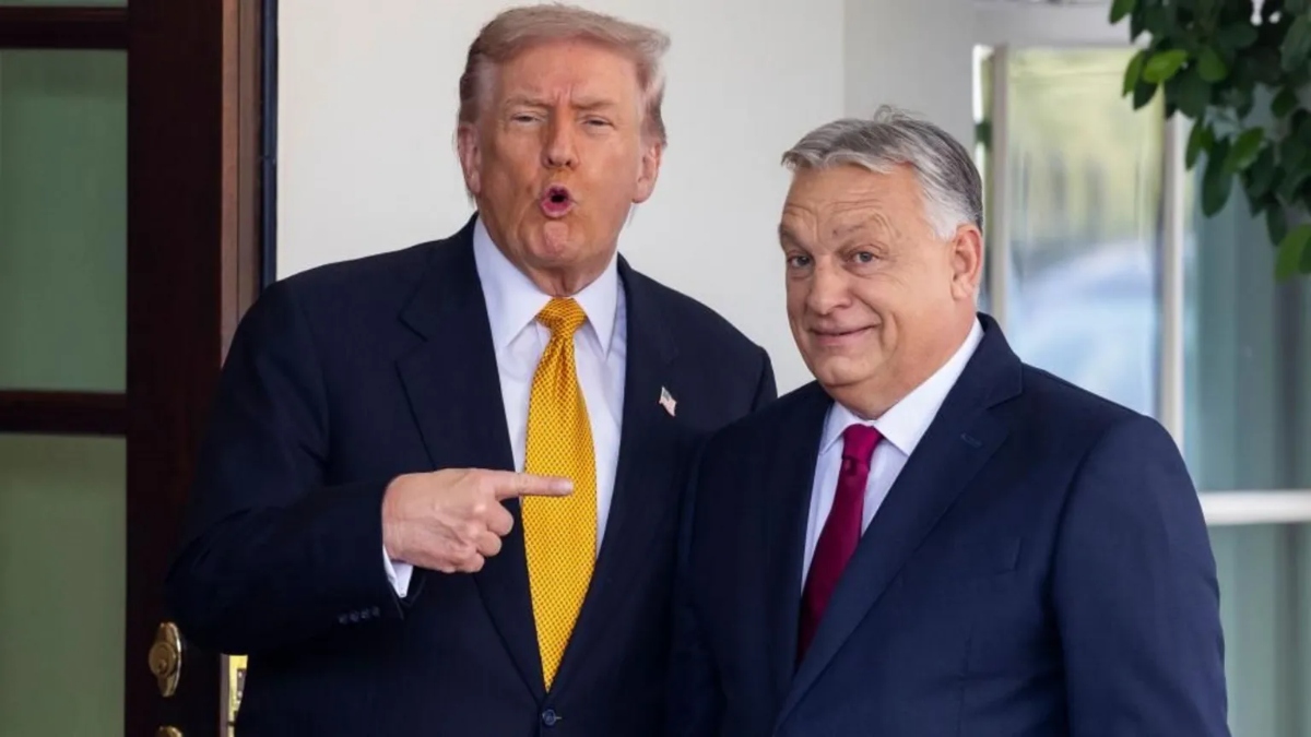 Donald Trump con Victor Orban
