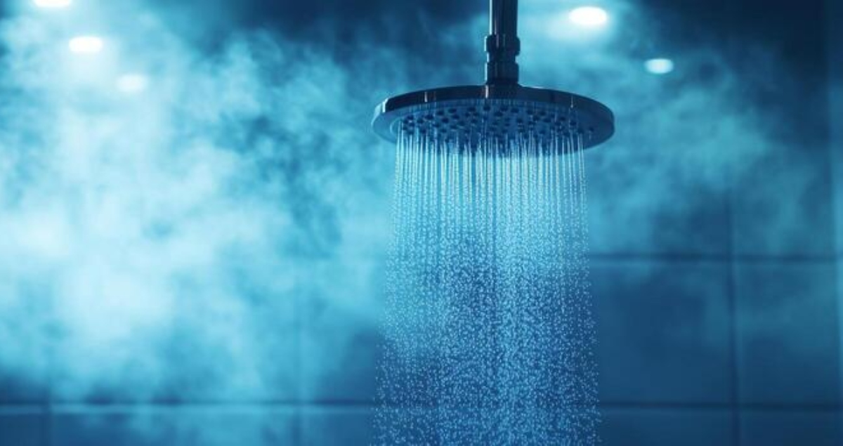 Ducha con agua muy caliente