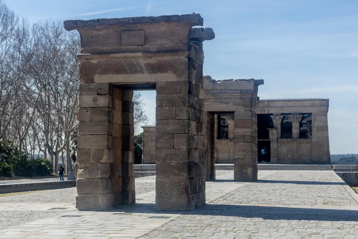 El Templo de Debod.